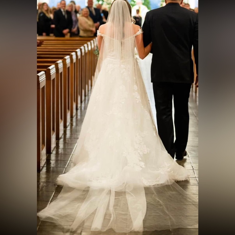 Cathedral length veil